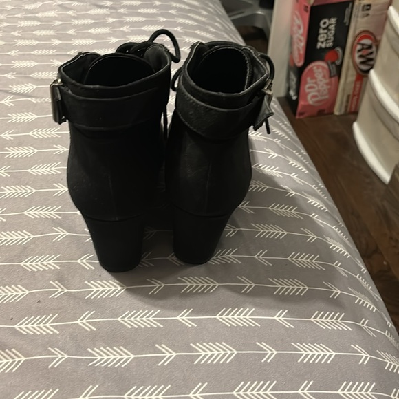 Black Heel Booties from Justfab - Picture 4 of 6